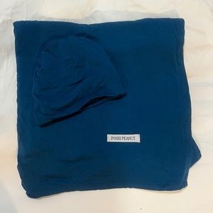 Posh Peanut Bamboo Swaddle + Beanie